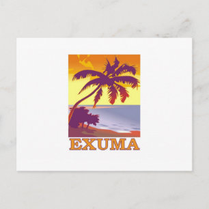 Carte Postale Exuma, Bahamas