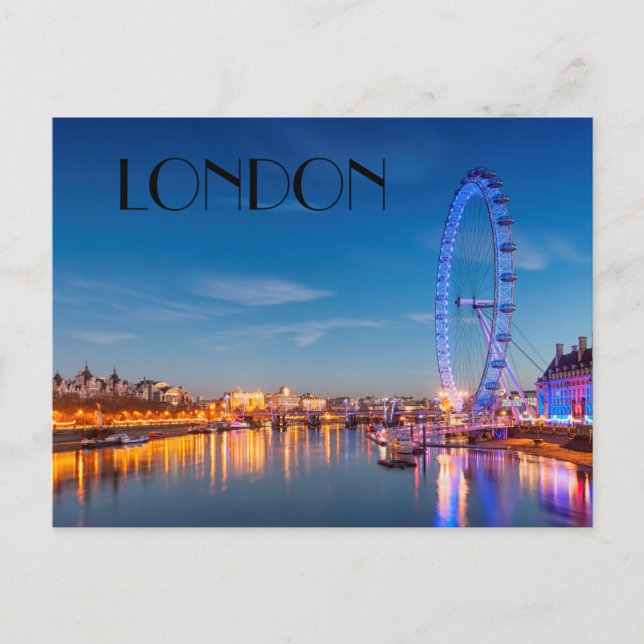 Carte Postale Eye de Londres (Devant)