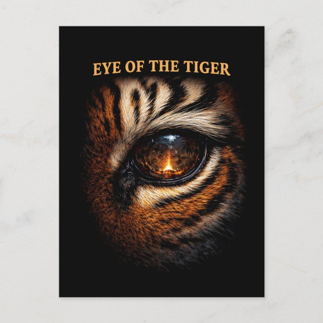 Carte Postale Eye of the Tiger (Devant)