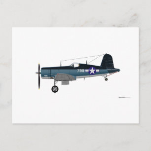 Carte Postale F-4U Corsair 799