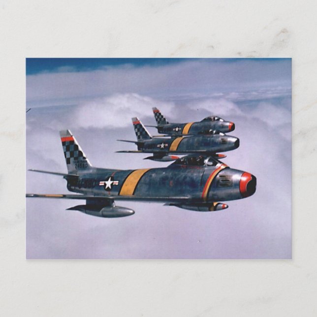 Carte Postale F-86 Sabres (Devant)