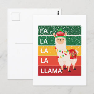 CARTE POSTALE FA LA LA LA LAMA