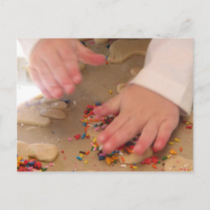 Carte Postale Fabrication de biscuits à sucre