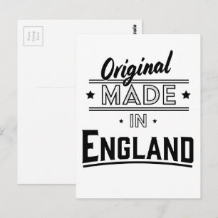 Carte Postale Fabriqué à l'origine en Angleterre