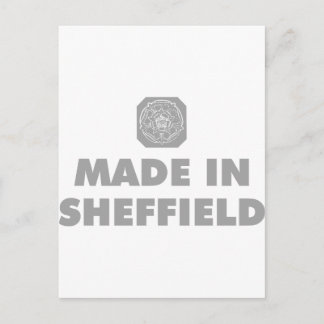 Carte Postale Fabriqué à Sheffield