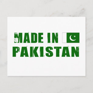 Carte Postale Fabriqué au Pakistan