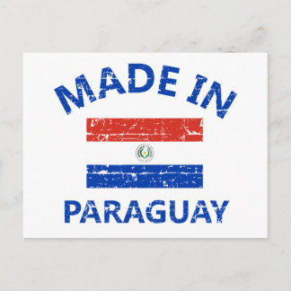 Carte Postale Fabriqué au Paraguay