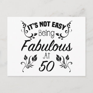Carte Postale Fabuleux 50e anniversaire