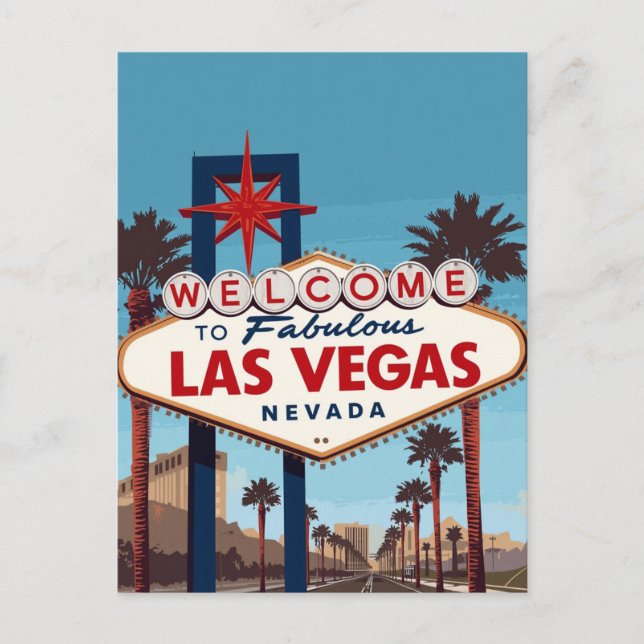 Carte Postale Fabulous Las Vegas Nevada Retro (Devant)