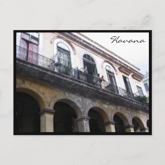 Carte Postale façade de la maison havana (Devant)
