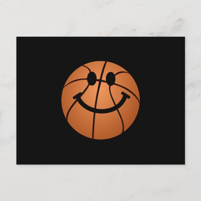 Carte Postale Face de basket-ball (Devant)