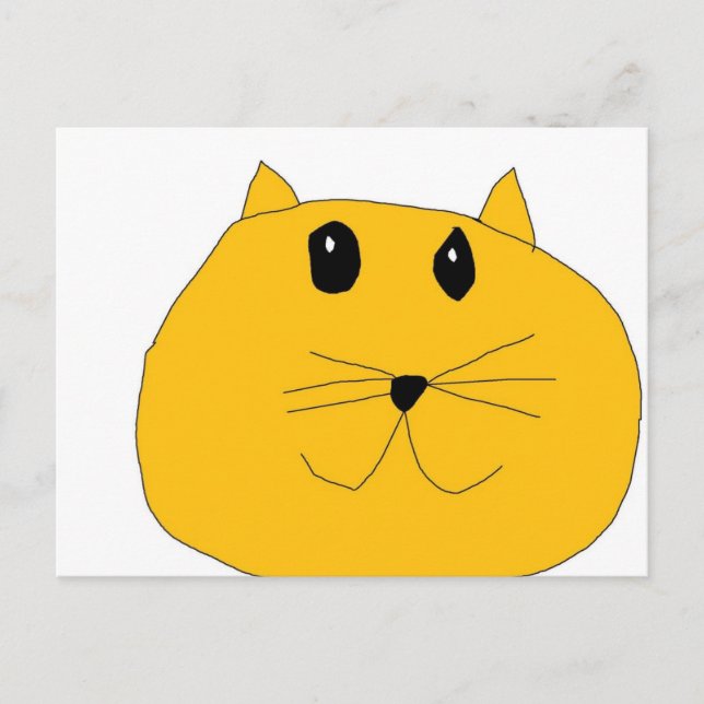 Carte Postale Face de chat (Devant)