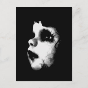 Carte Postale Face de poupée déplaisante