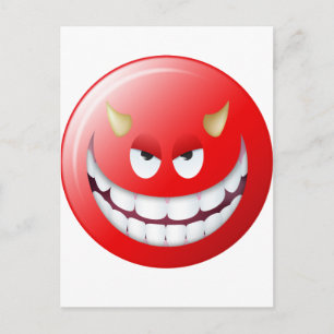 Carte Postale Face diabolique 2