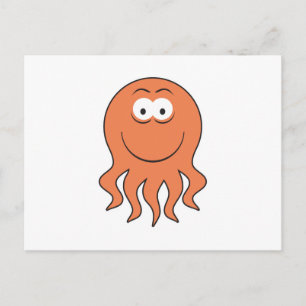 Carte Postale Face octopique