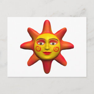 Carte Postale Face solaire
