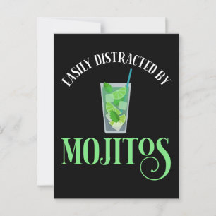 Carte Postale Facilement Distrait Par Les Mojitos