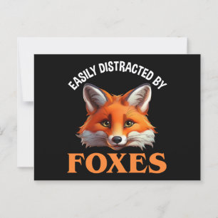 Carte Postale Facilement Distrait Par Les Renards