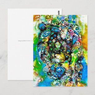 Carte Postale Façons de vivre - Art neurographique 7