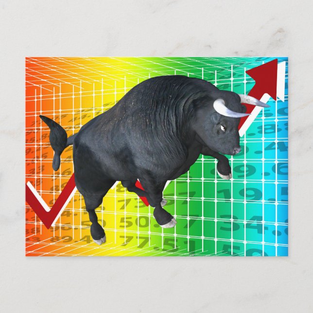 Carte Postale Facturation du marché Bull (Devant)