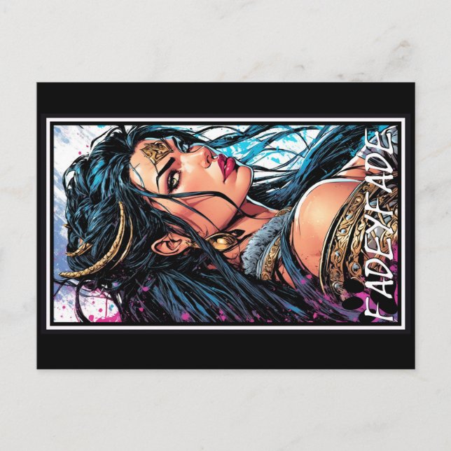 Carte Postale Fadey Barbarian Comic Style 02   (Devant)
