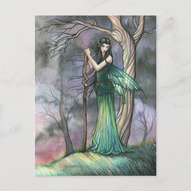 Carte postale Fae Imaginaire Emerald (Devant)