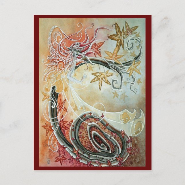 Carte Postale Faery de chute (Devant)