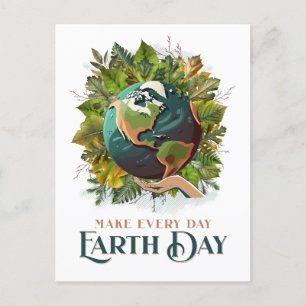 Carte Postale Faire chaque Jour des terres quotidien