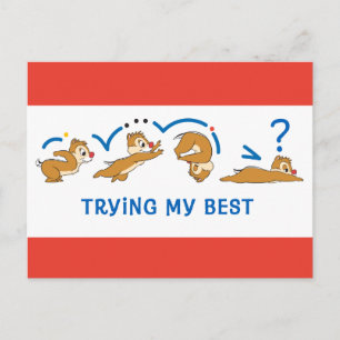 Carte Postale Faire de mon mieux