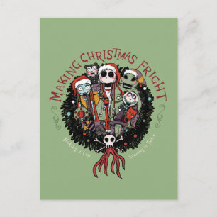 Carte Postale Faire de Noël des pétards effrayants