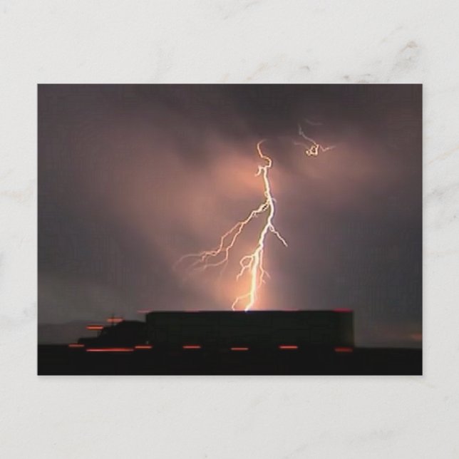 Carte Postale Faire Face À La Tempête (Devant)