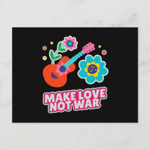 Carte Postale Faire l'amour pas la guerre