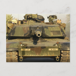 Carte Postale Faire ma journée M1A1Abrams MBT