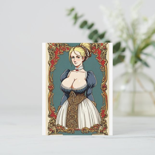 Carte Postale Faire Maiden 3 (Debout devant)