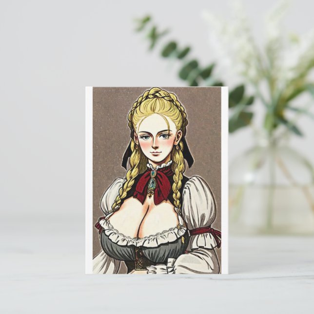 Carte Postale Faire Maiden 9 (Debout devant)