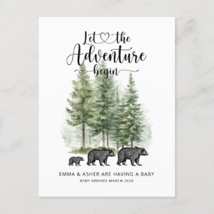 CARTE POSTALE FAIRE-PART 
