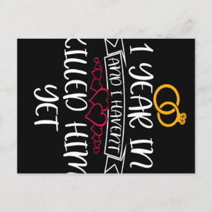 Carte Postale Faire-part 1 ans plus tard et je ne l'ai pas encore fait