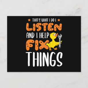 Carte Postale Faire-part 26.Canard en caoutchouc pour les amateurs de canar