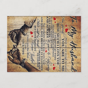 Carte Postale Faire-part À ma conception de mari   Lettre À Lui   Bel cadea