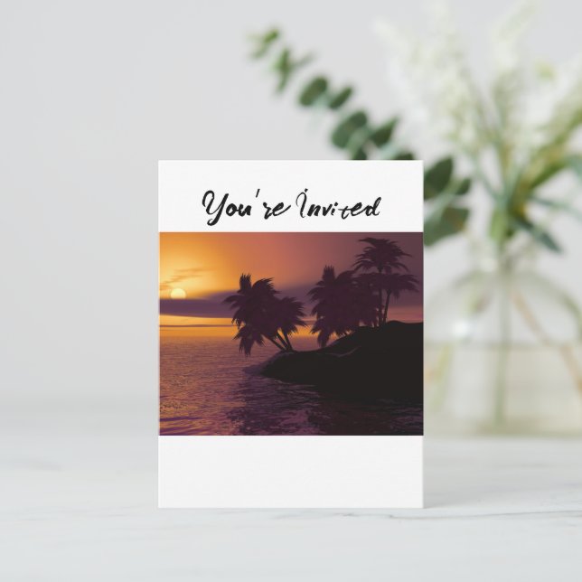 Carte Postale Faire-part Amour (Debout devant)