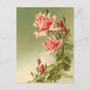 Carte Postale Faire-part Amour Vintage, Romance, Romantique, Sauvegarder la