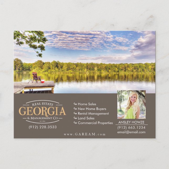 CARTE POSTALE FAIRE-PART ANNONCE D'AGENT (UN AGENT) (Devant)