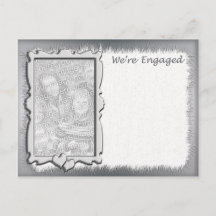 Annonce de fiançailles avec photo