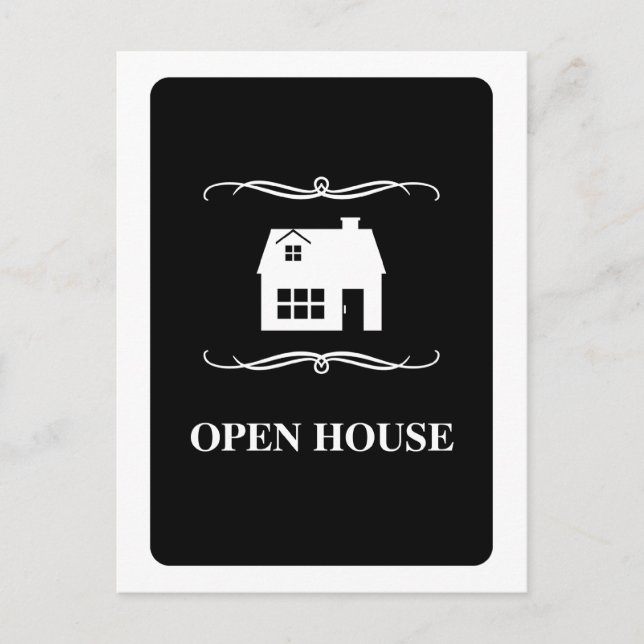 Carte Postale Faire-part annonce de porte ouverte mod (Devant)