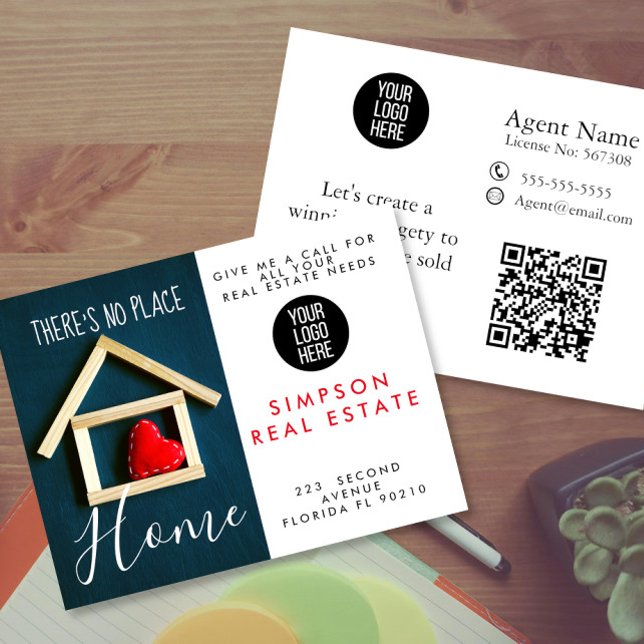 Carte Postale Faire-part Annonce de recommandations NO place like home (Créateur téléchargé)