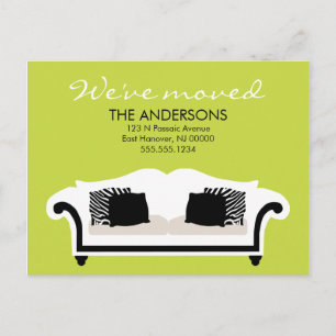 Carte Postale Faire-part Annonces mobiles de décor élégant