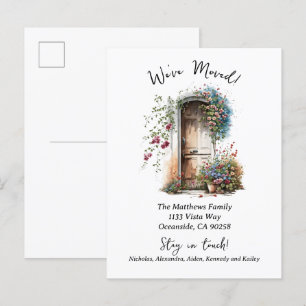 Carte Postale Faire-part Aquarelle déplacée