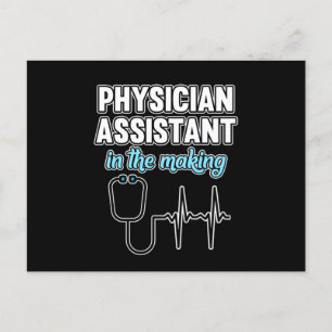 Carte Postale Faire-part Assistant médical en formation, étudiants en médec
