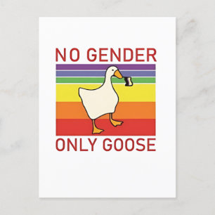 Carte Postale Faire-part Aucune Goose de genre seulement non binaire LGBTQ
