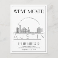 Austin Skyline Moderne Déco | Changement d'adresse